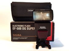 Flash Sigma EF-500 DG Super - come nuovo - per Nikon