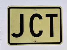 AUTENTICO Segnale Stradale USA Americano JUNCTION Highway Interstate STATI UNITI