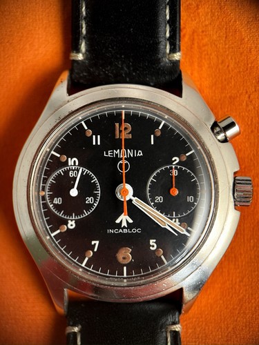 Lemania chronograph monopusher - chronograph,