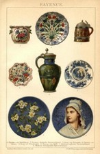 Stampa Antica 1893 = CERAMICHE