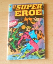 ED. CORNO  SERIE  IL SUPER EROE  N°  1  CON ADESIVI   1978  ORIGINALE  !!!!!
