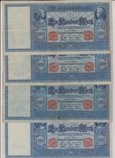 Banconota 100 marchi banconote