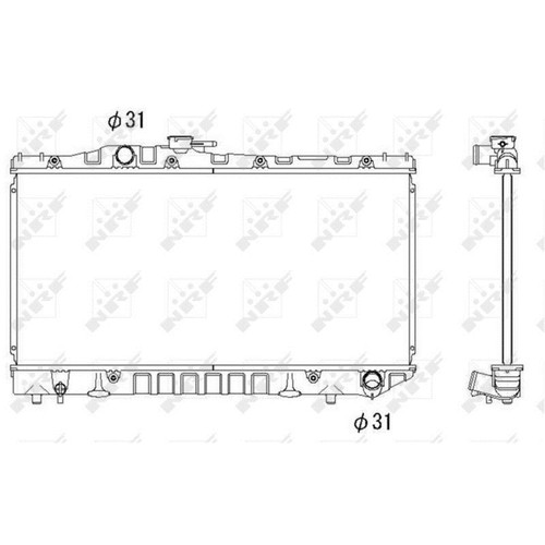 Radiatore motore nrf per - radiatore,