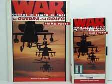 WAR  N.01 GUERRE TEMPO DI PACE:LA GUERRA DEL GOLFO RIVISTA+VIDEOCASSETTA(NO DVD)