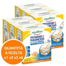 Equilibra Potassio Magnesio Re-Hydra Mineral Integratore Sali Minerali Arancia