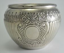 N4596 MAGNIFICO PORTAVASO CACHEPOT IN ARGENTO SHEFFIELD COLLECTION