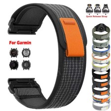 Cinturino orologio nylon Quick Fit per Garmin Fenix 8 E 7 7X 6 6X Pro 5 5X 3 HR Strap