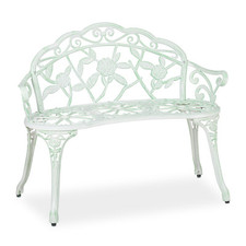 Panchina in ghisa Resistente Panchina da giardino Panca in ferro Leggera