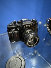 Zenit 122 Reflex-Meccanica Helios-44M-6 58mm 1:2 Made in Russia 1990s + Fodero