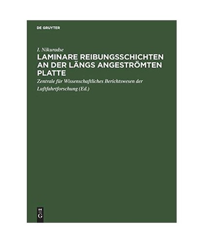 Laminare reibungsschichten - reibungsschichten, an