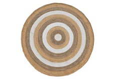 Tappeto rotondo iuta naturale