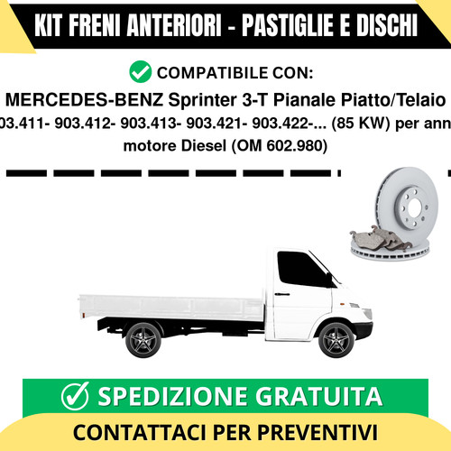 Kit freni anteriori - kit,