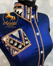 Western Show Shirt Donna Giacca Spettacolo Cavallo per Spettacolo Equitazione