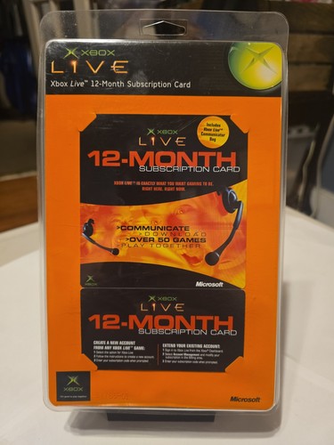 Scheda abbonamento xbox live - abbonamento,