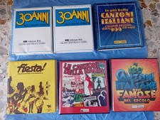 Lotto 6 Cofanetti Completi Raccolta Musicale Musicassette Vintage