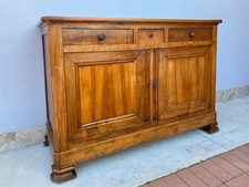 Credenza Luigi Filippo in Noce a 2 Porte- Restaurata (in corso d'opera)_car 3256