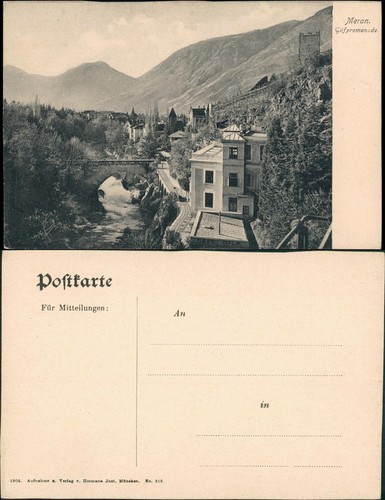 Cartolina merano - cartolina,