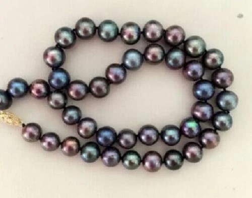 Collana aaa 9 8mm - collana, 18"
