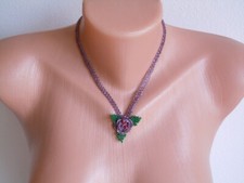 Collana Vintage In Vetro