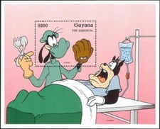 Guyana 1995 Disney Pippo Al