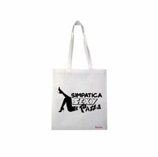 borsa poliestere 36x40 scritta