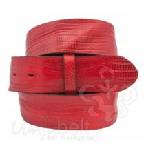 Cintura in pelle "Wave Lizard