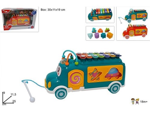 Bus musicale con xilofono - musicale,
