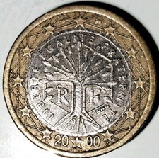Moneta da 1 euro Francia 2000