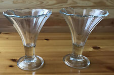 Coppette in vetro trasparente 2 Coppe Gelato Dessert Macedonia Frutta Aperitivi