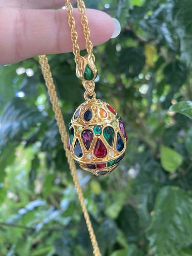 Collana con ciondolo egg joan - con,