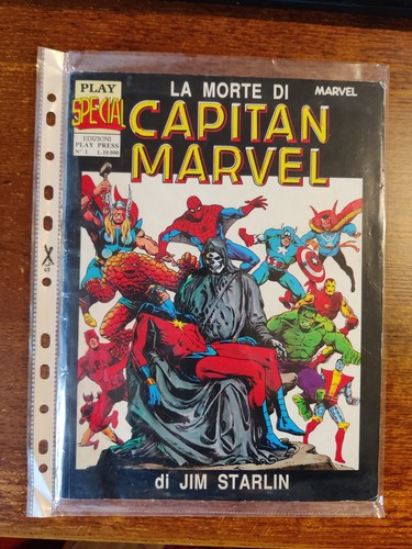Morte capitan marvel - la, n°