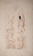 Johann Schmid pittura su vetro