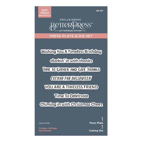 Spellbinders betterpress set - spellbinders,