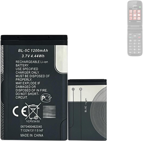 Batteria ricambio 5c - di, bl-5c