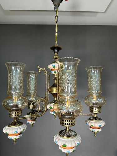 Lampadario vintage capodimonte - vintage,