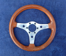 VOLANTE SPORTIVO IN LEGNO / EPOCA - DIAMETRO 320 MM
