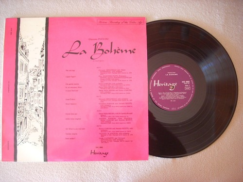 Puccini boheme lp 12 - puccini,