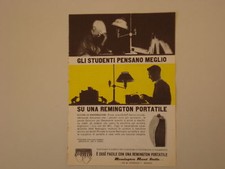 advertising Pubblicità 1958 REMINGTON PORTATILE