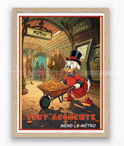 Affiches humoristiques picsou - affiches,