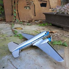 Modellino di aerei in metallo decorativi retrò pressofusi per feste,