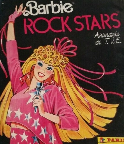 Barbie rockers panini 1986 - barbie, 1986-