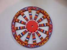 Decorazione ruota carretto