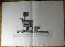 Piranesi Giovan Battista, Profilo di una sedia curule 1778
