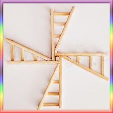 ? Elica Pala Mulino a Vento per Presepe Lavorata in Legno Diametro 170mm