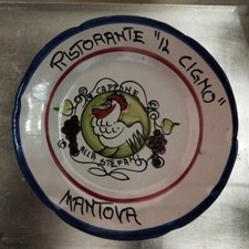 ristorante il cigno Mantova cappone alla Stefani ceramica Solimene