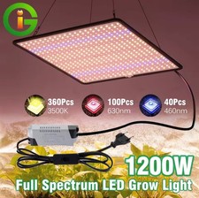 Lampada LED Grow Light 40W Spettro Completo per Piante da Interno 85-240V