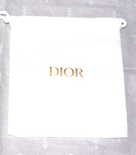 DIOR  POCHETTE TISSU BLANC