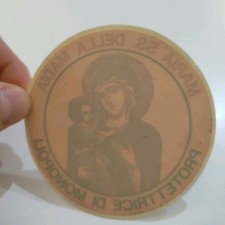 Antico Adesivo Maria SS. Della