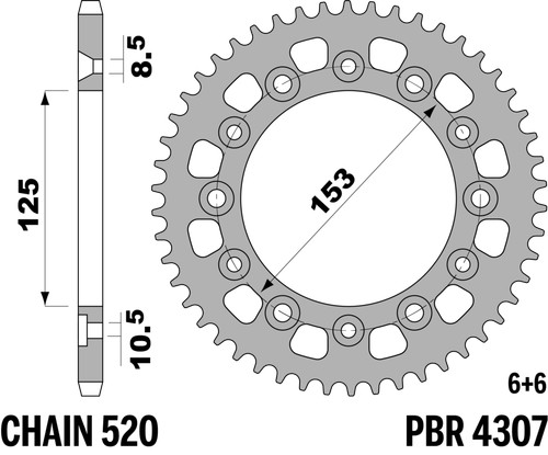 Corona acciaio c45 denti - acciaio,