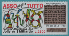 Gratta vinci lotteria asso - e,